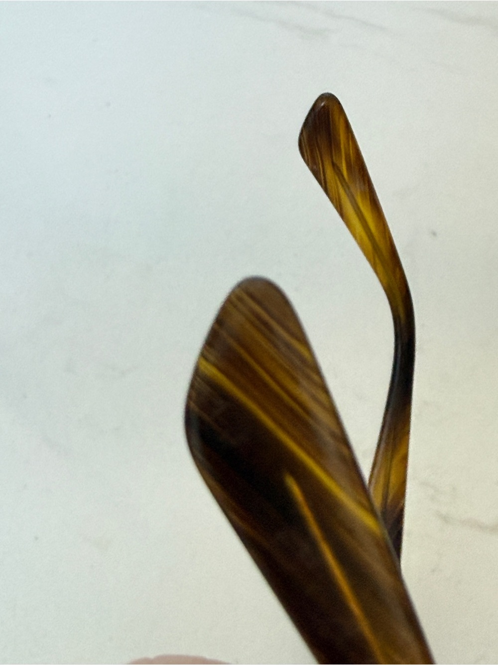 SEE eyewear Classic Tortoiseshell Woodgrain Glasses - Handmade in Italy - Picture 5 of 6